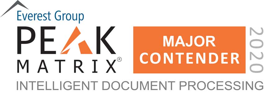 Everest Group Intelligent Document Processing Matrix - Parascript A Major Contender
