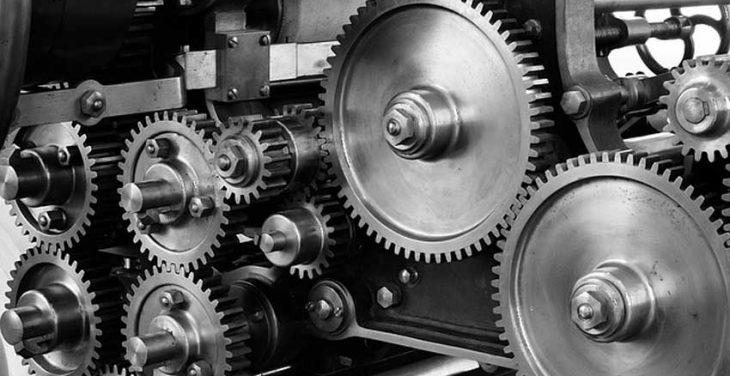 machinery with multiple gears