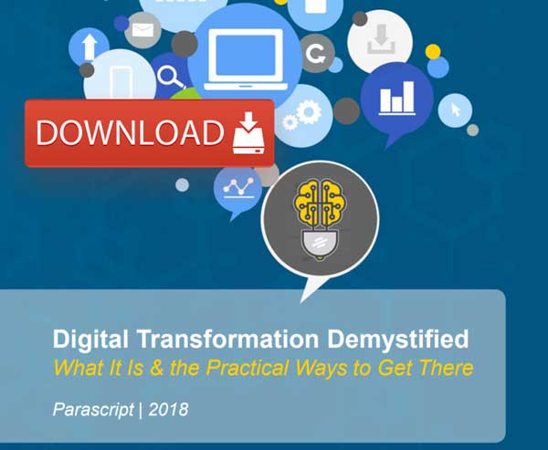 Digital Transformation Demystified eBook - Parascript