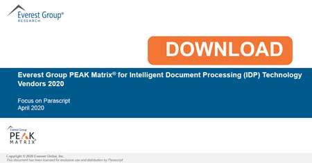 Everest Group PEAK Matrix for IDP