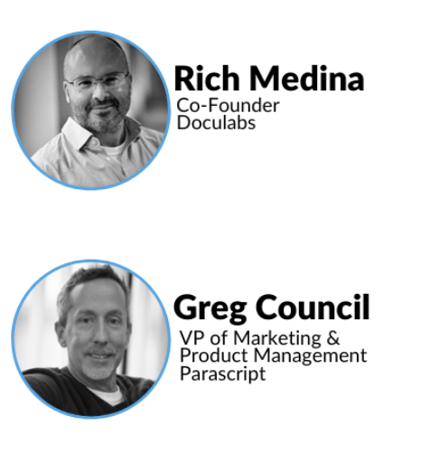 Virtual Event Speakers are Rich Medina and Greg Council