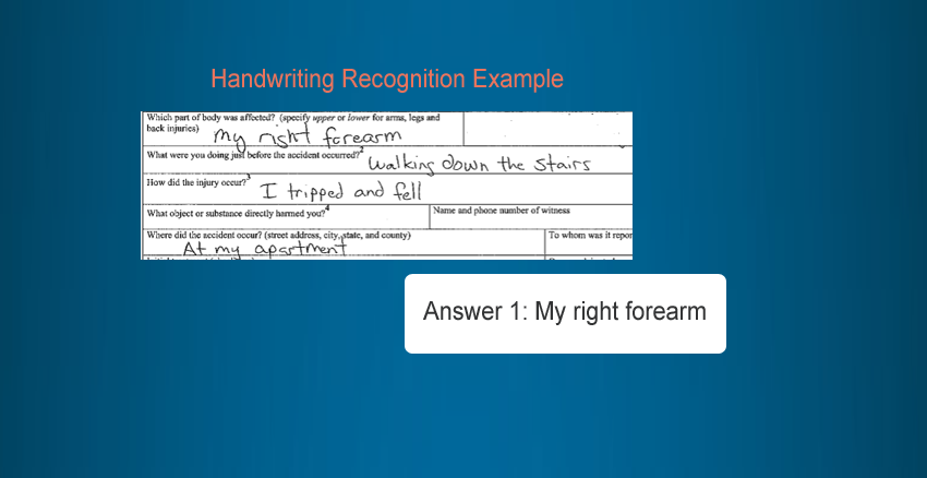 handwriting recognition example