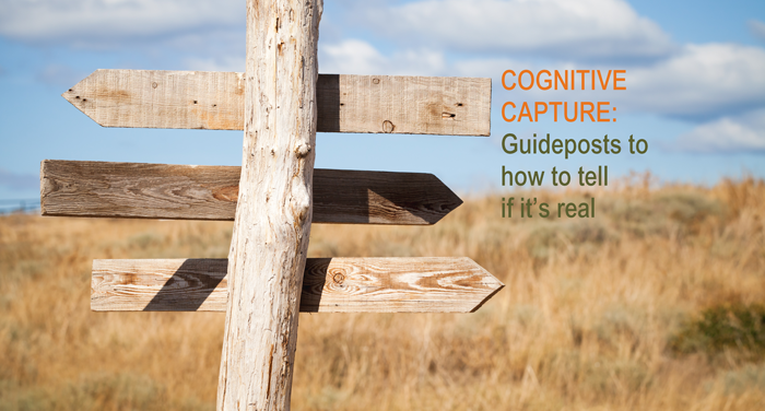 Guideposts for Cognitive Capture