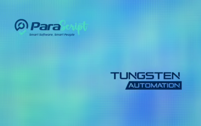 ParaScript® Named Embedded Technology Partner of the Year by Tungsten Automation